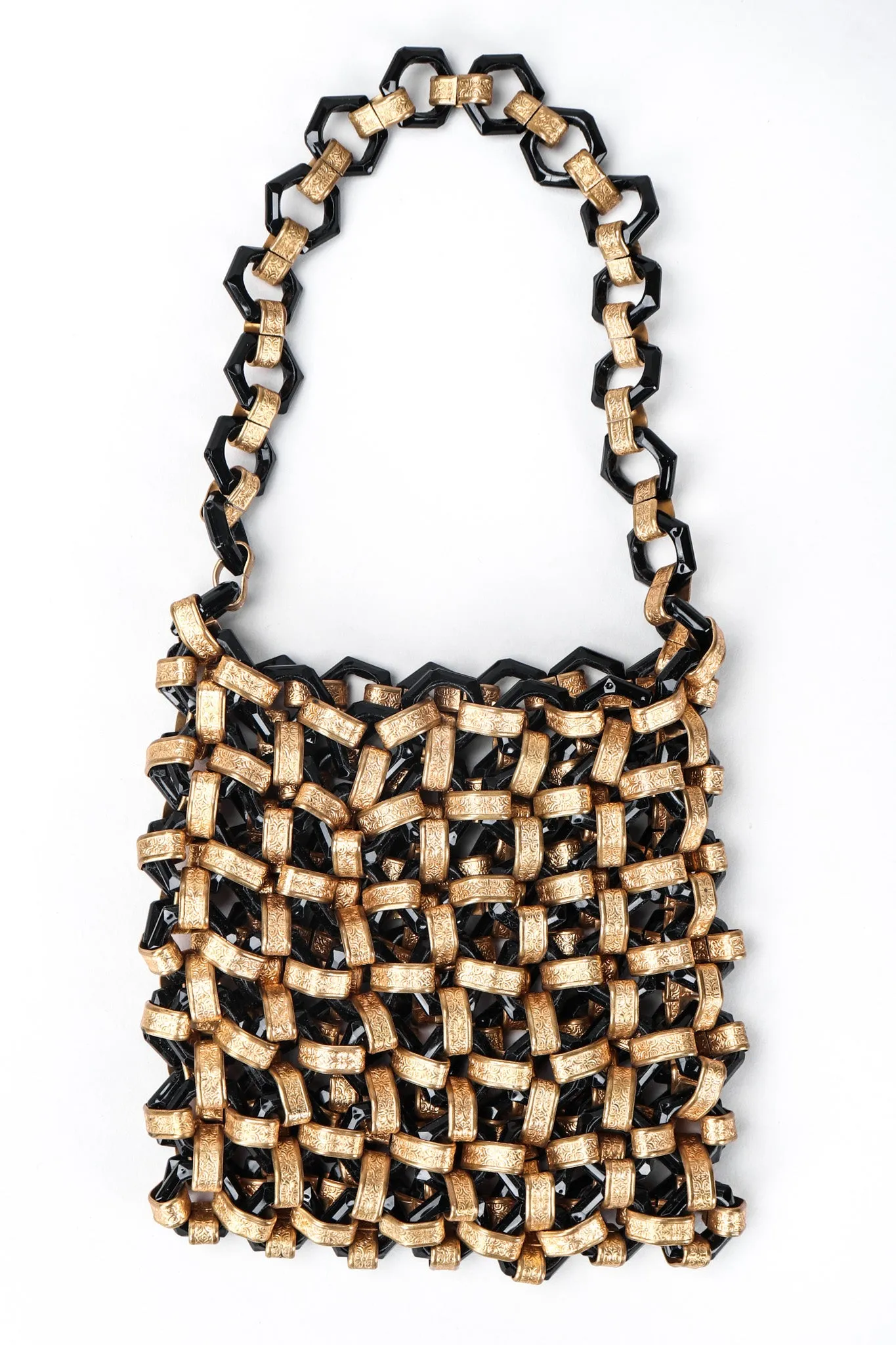 Plastic and Brass Link Bag