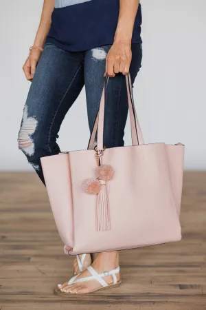 Pom Pom Blush Tote