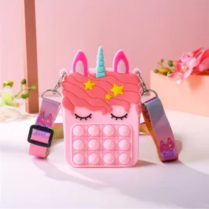 Pop It Unicorn Handbag - Pink