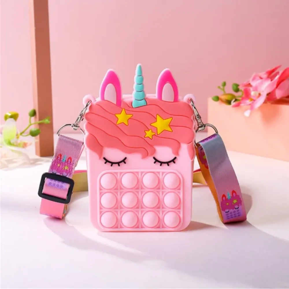 Pop It Unicorn Handbag - Pink