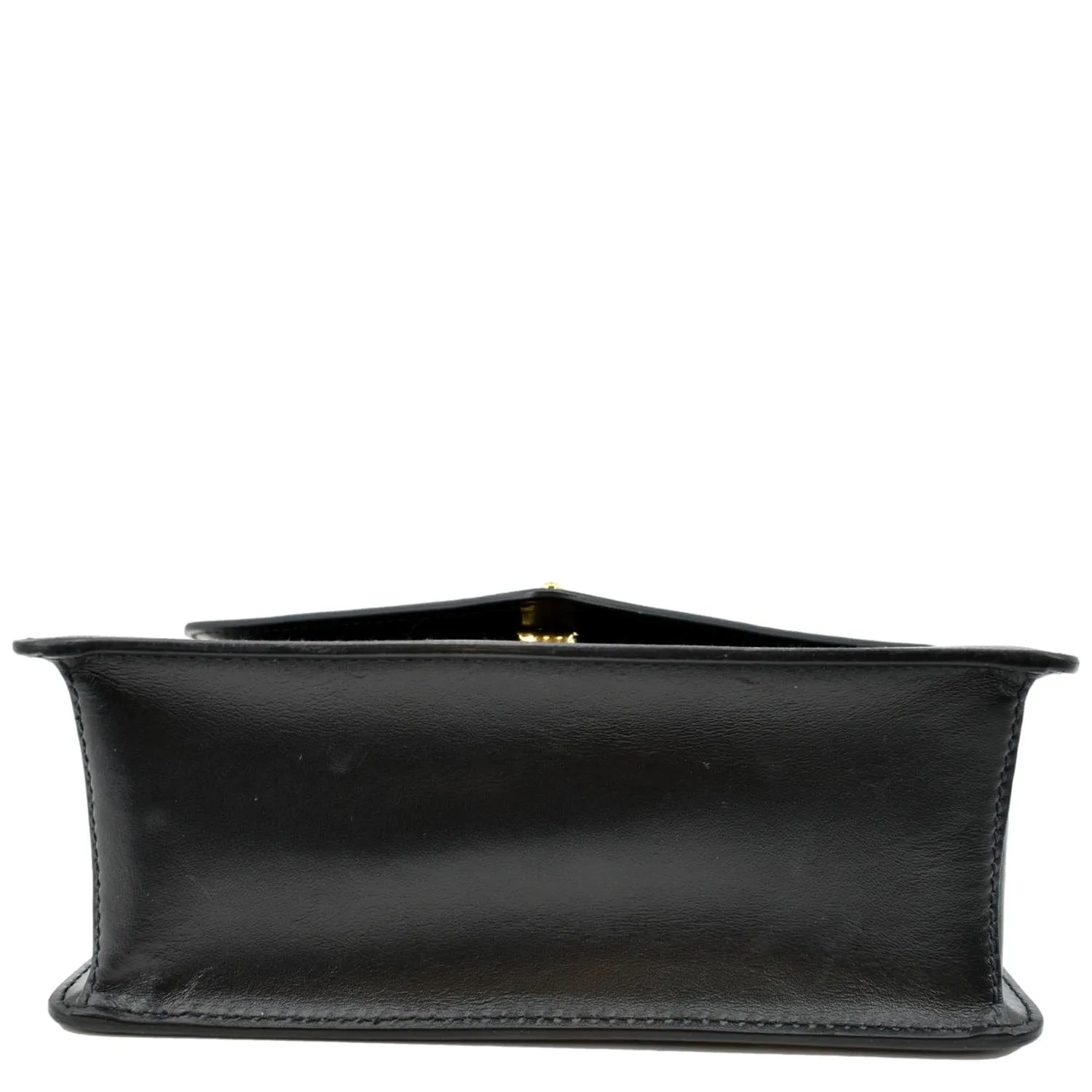 PRADA Saffiano Lux Leather Crossbody Bag Black