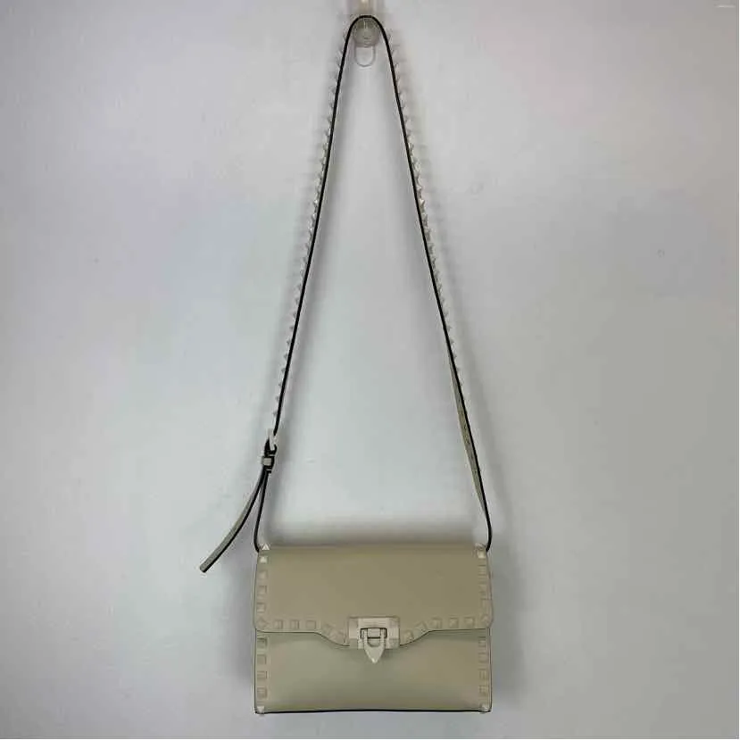 Pre-Owned Valentino White Leather Designer Handbag