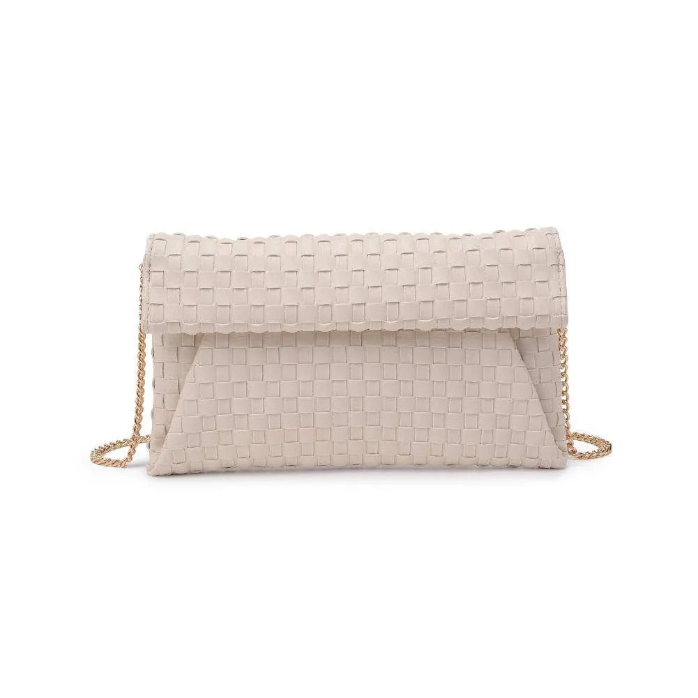 Priscilla Woven Clutch | Ivory