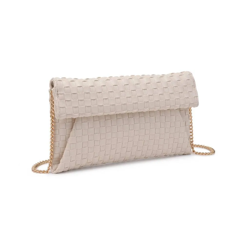 Priscilla Woven Clutch | Ivory