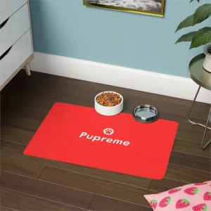 Pupreme Faux-Designer Pet Food Mat