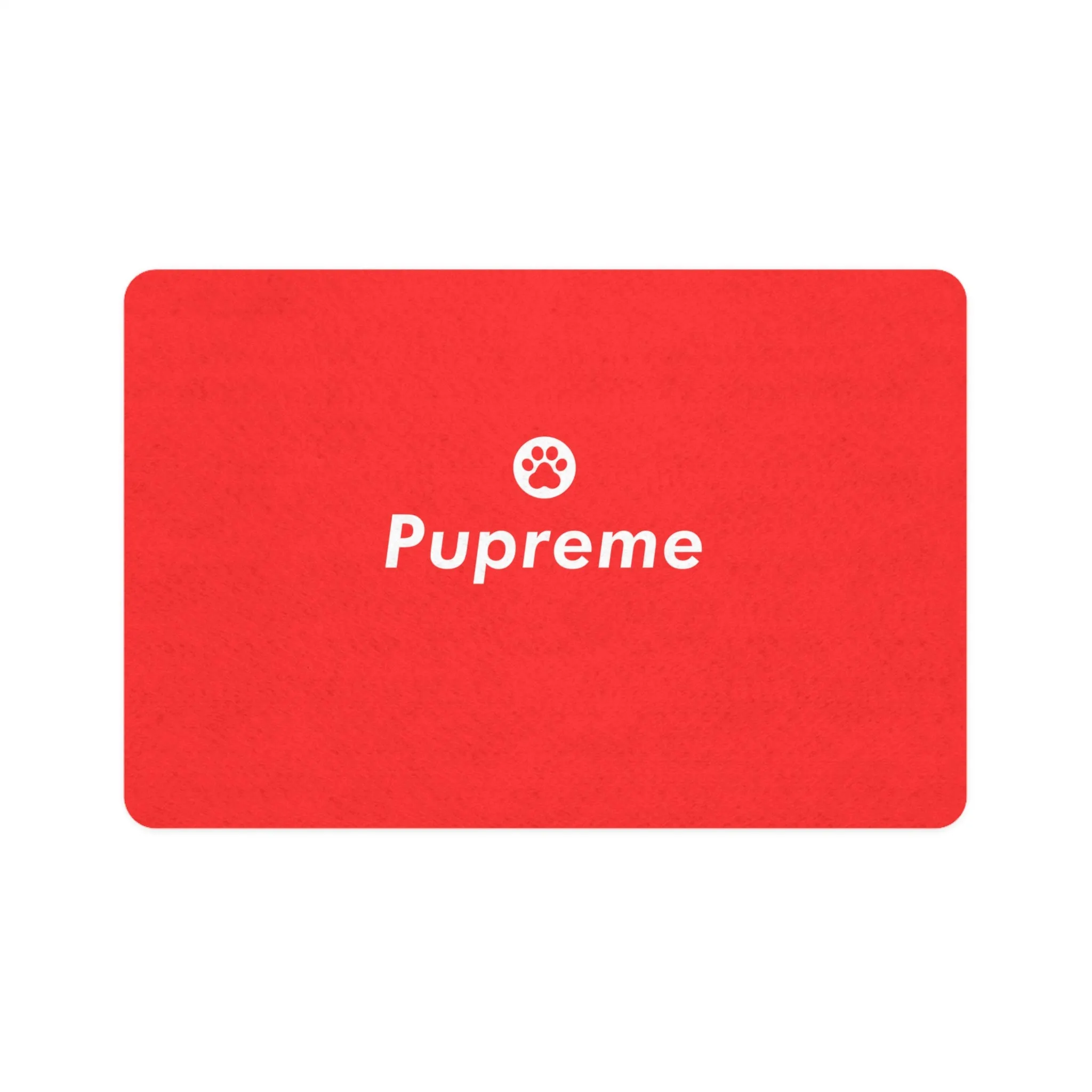 Pupreme Faux-Designer Pet Food Mat