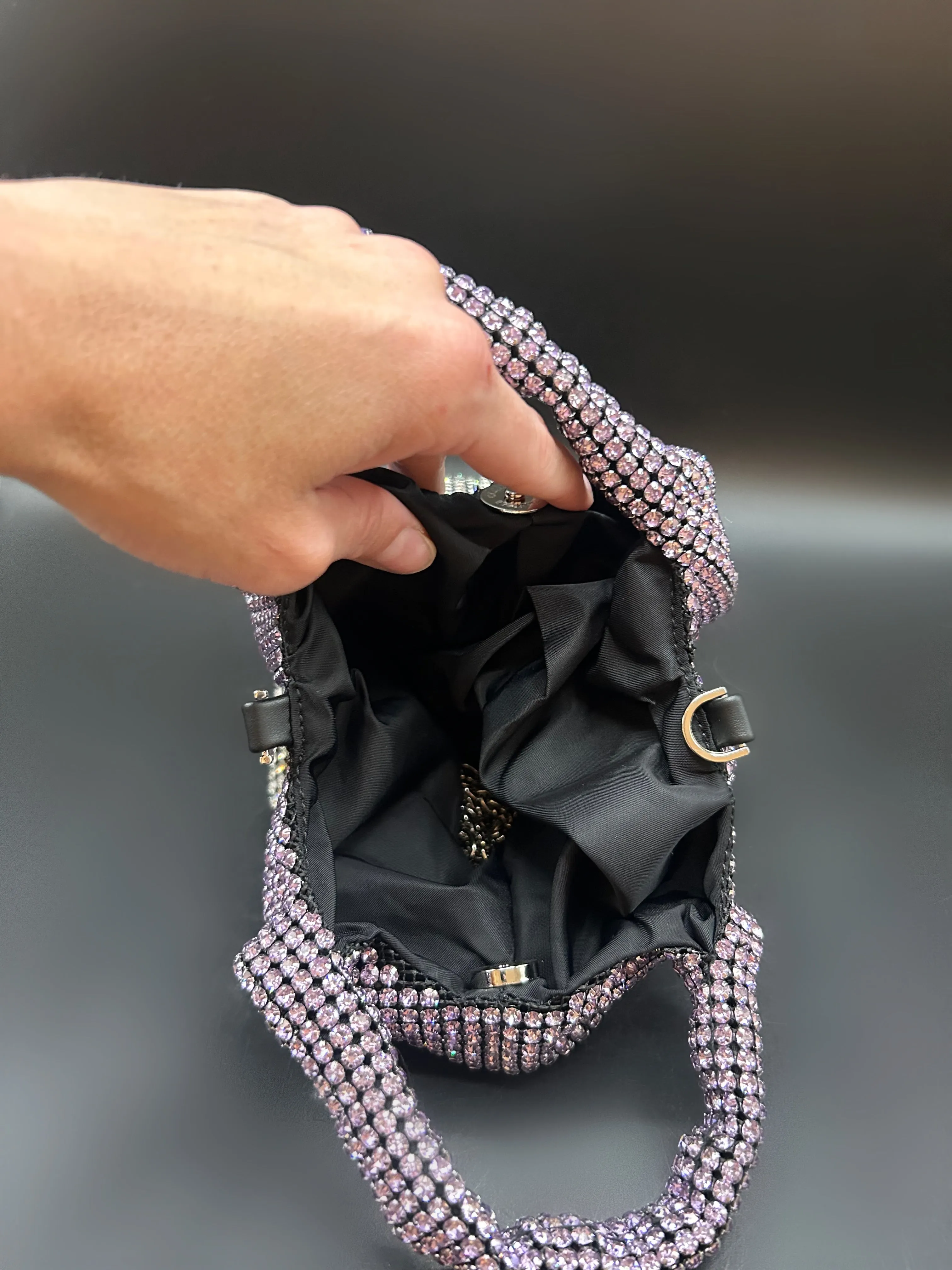 Purple Ombré Bucket Bag