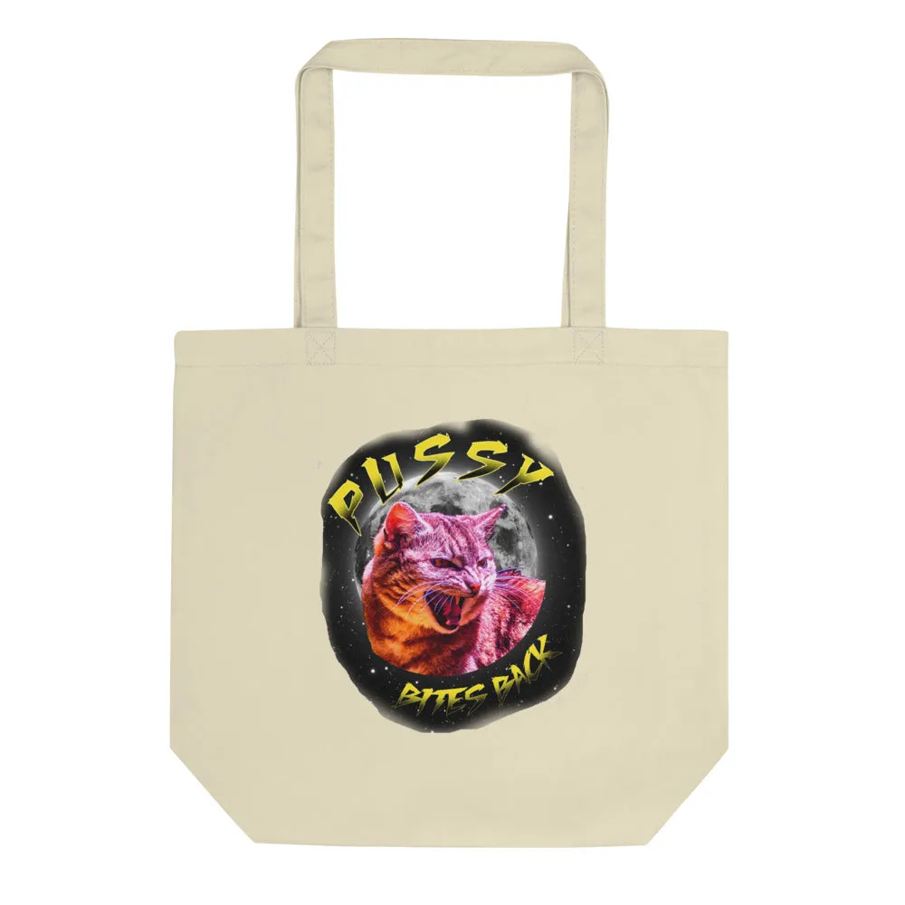 Pussy Bites Back Feminist Themed Premium Eco Tote Bag