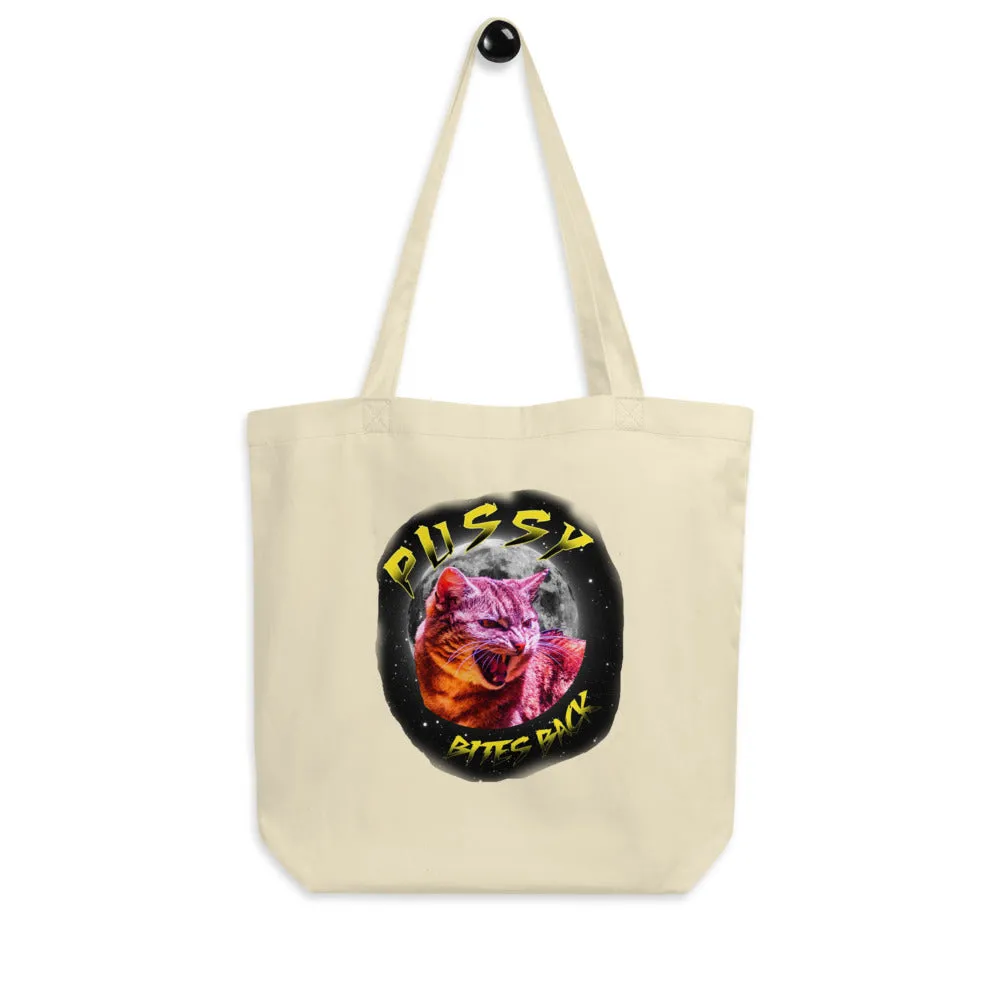 Pussy Bites Back Feminist Themed Premium Eco Tote Bag