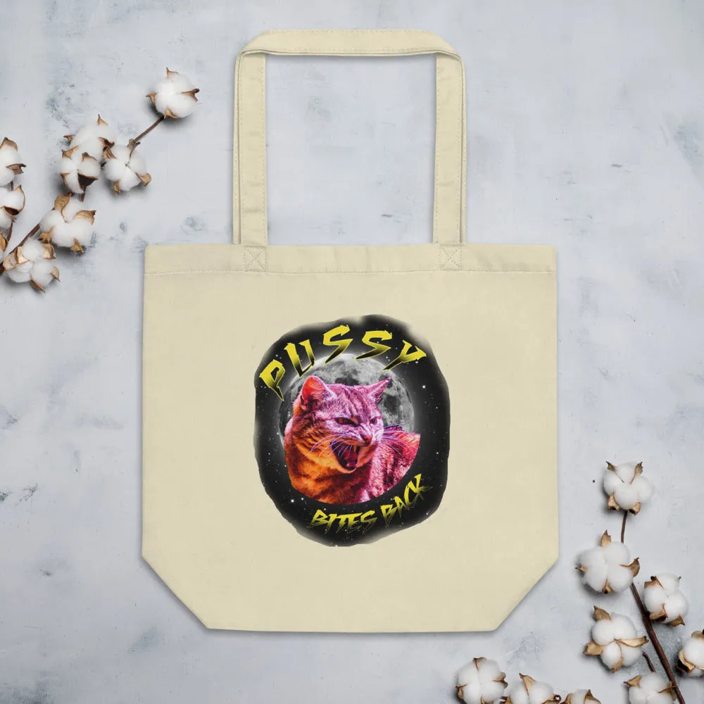 Pussy Bites Back Feminist Themed Premium Eco Tote Bag