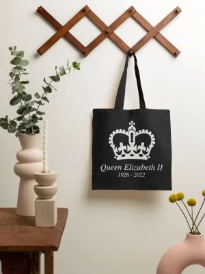 Queen Elizabeth Memorabilia Tote Bag