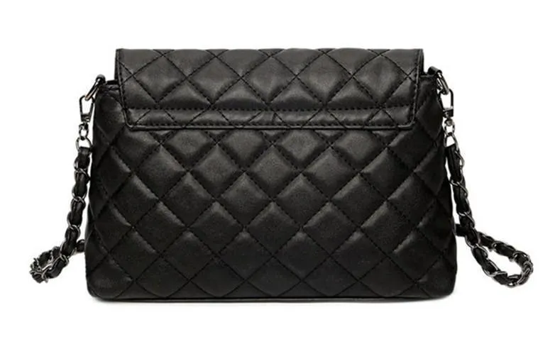 Quilted Leather Crossbody With Tassel