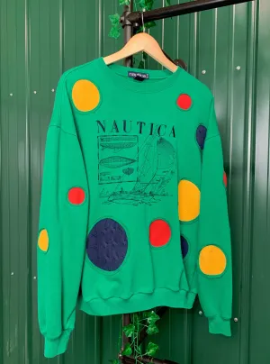 "1 of 1" Abstract Nautica Sweater (L/XL)