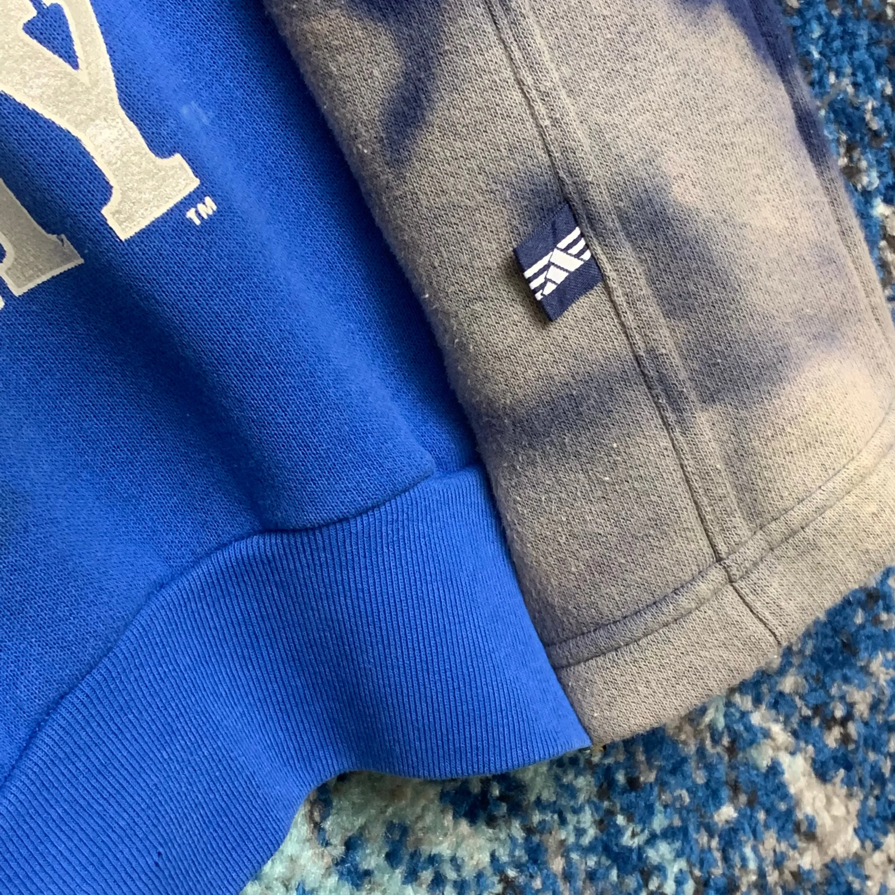"1 of 1" Air-Force Adidas Patchwork Sweater (L)
