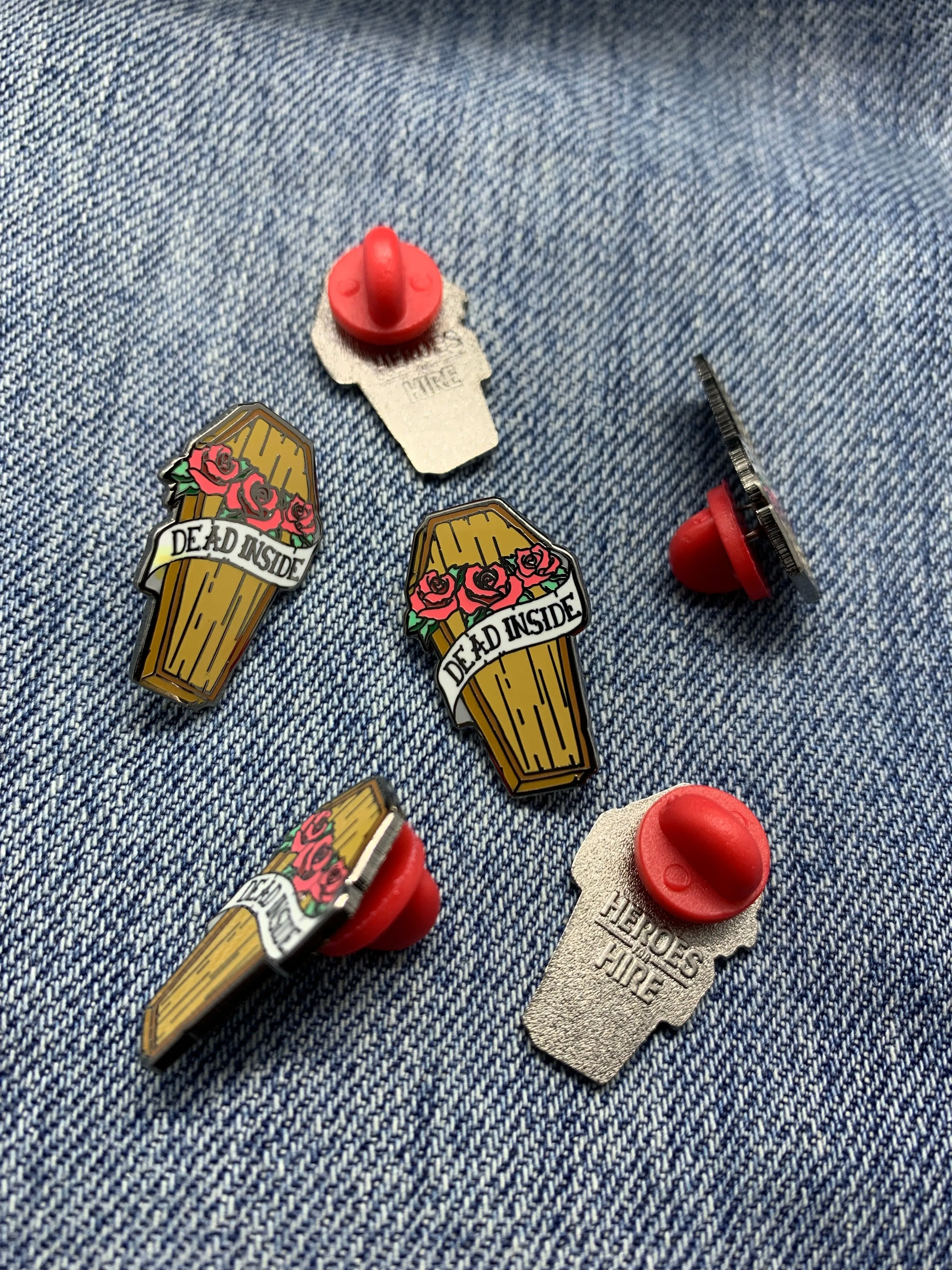 "Dead Inside" Lapel Pin