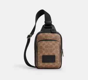 Racer Sling Pack In Smooth Leather