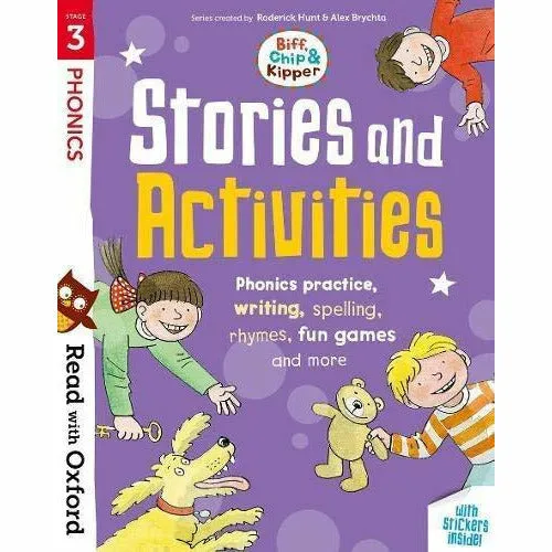 Read with Oxford Phonics Practice: Stage 1 - 3: Biff, Chip and Kipper: 6 Activity Books Collectio Set