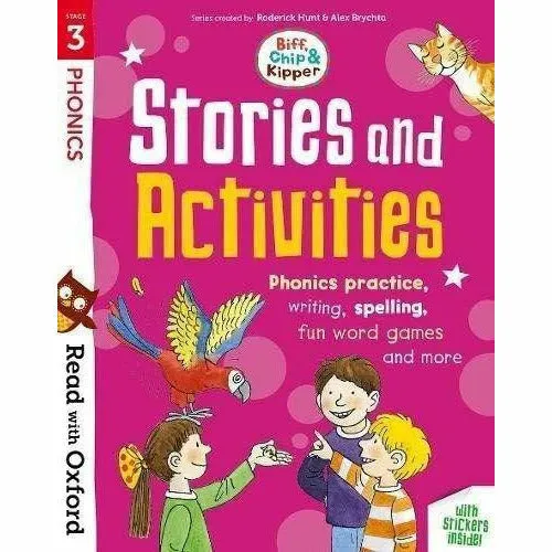 Read with Oxford Phonics Practice: Stage 1 - 3: Biff, Chip and Kipper: 6 Activity Books Collectio Set