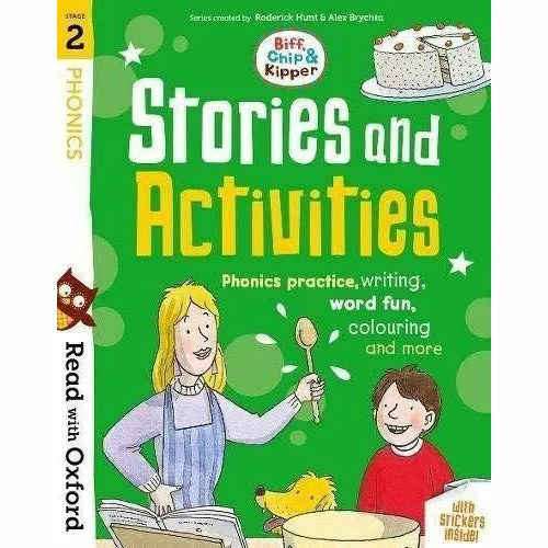 Read with Oxford Phonics Practice: Stage 1 - 3: Biff, Chip and Kipper: 6 Activity Books Collectio Set