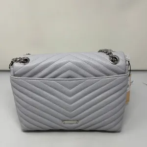 Rebecca Minkoff Edie Flap Shoulder Flap in Ice Grey