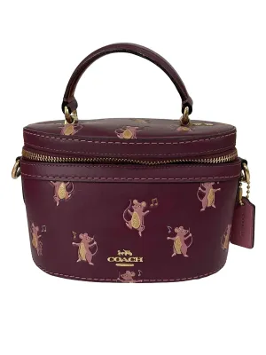 Red Leather Crossbody Bag