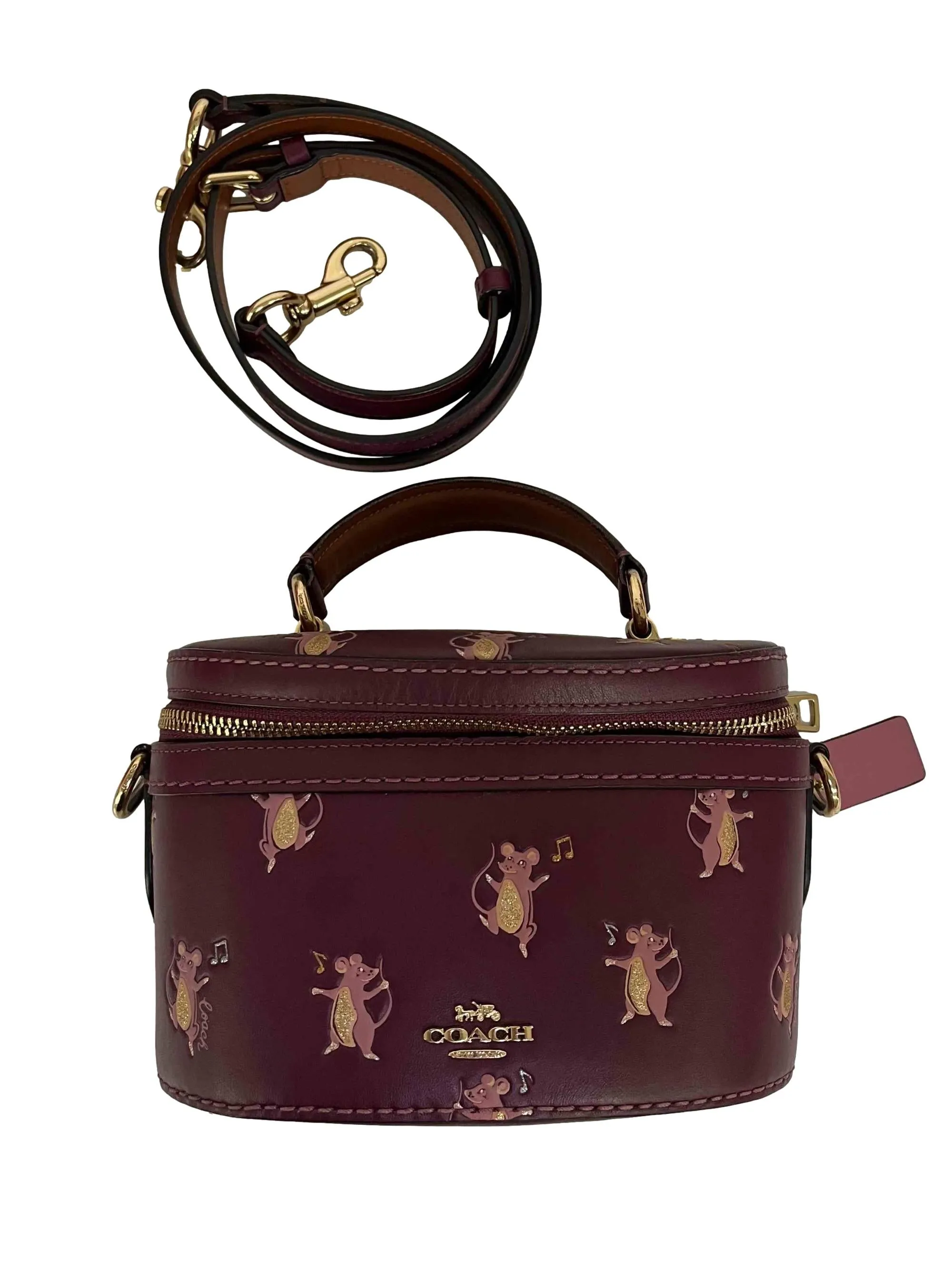Red Leather Crossbody Bag