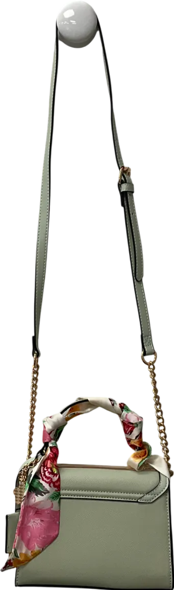 River Island Green Scarf Mini Tote Cross Body Bag