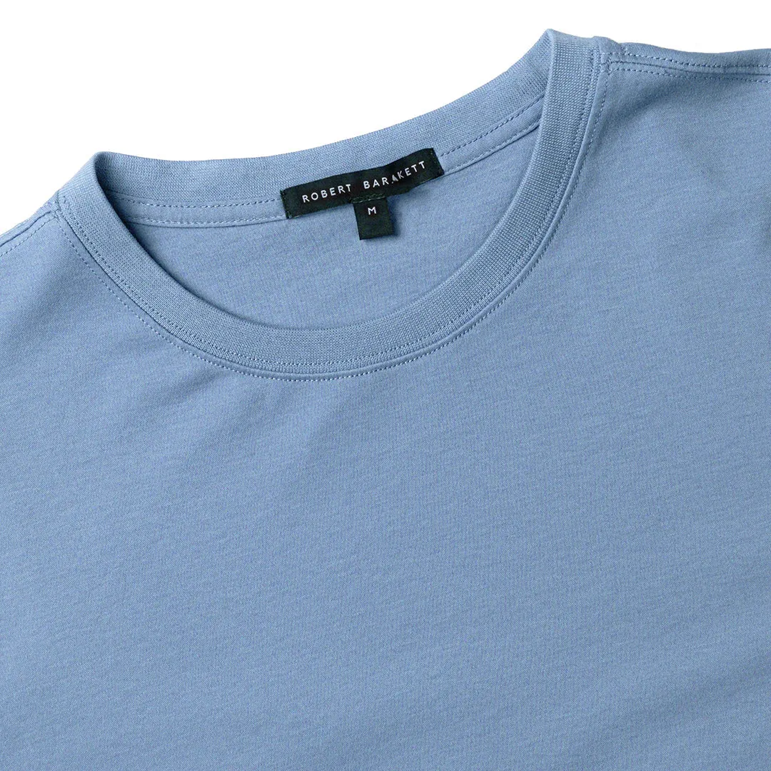 Robert Barakett Georgia Crew Tee - Dover Blue