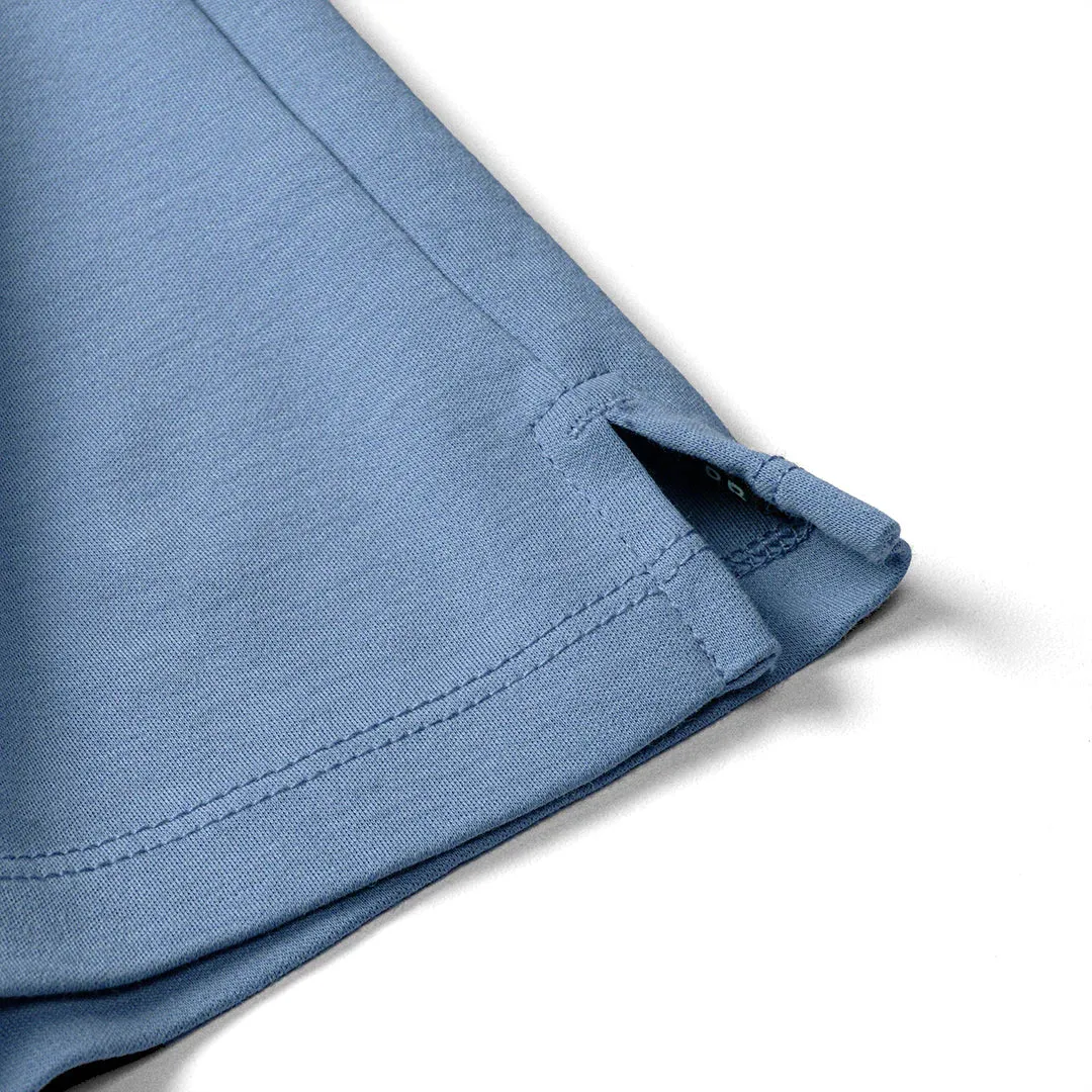 Robert Barakett Georgia Crew Tee - Dover Blue