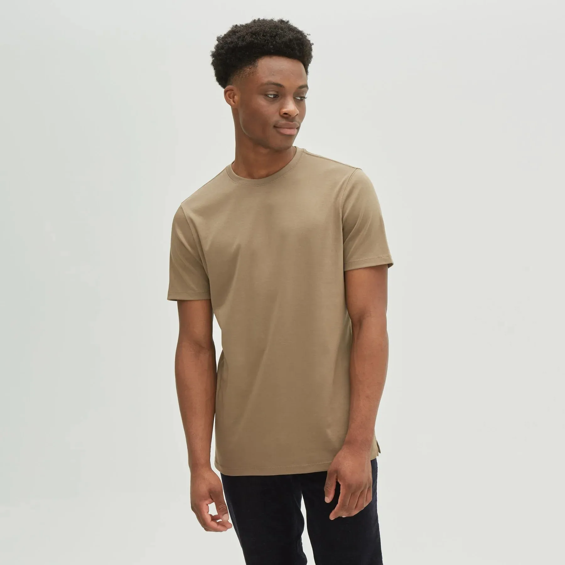 Robert Barakett Georgia Crew Tee - Shitake