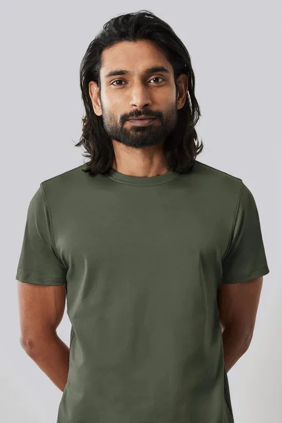 Robert Barakett Georgia Crew Tee - Thyme