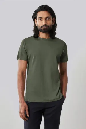 Robert Barakett Georgia Crew Tee - Thyme