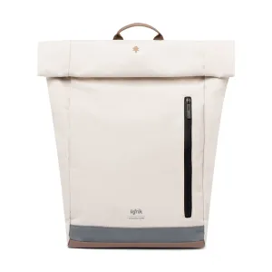 Roll Reflective Backpack Ecru Tobacco