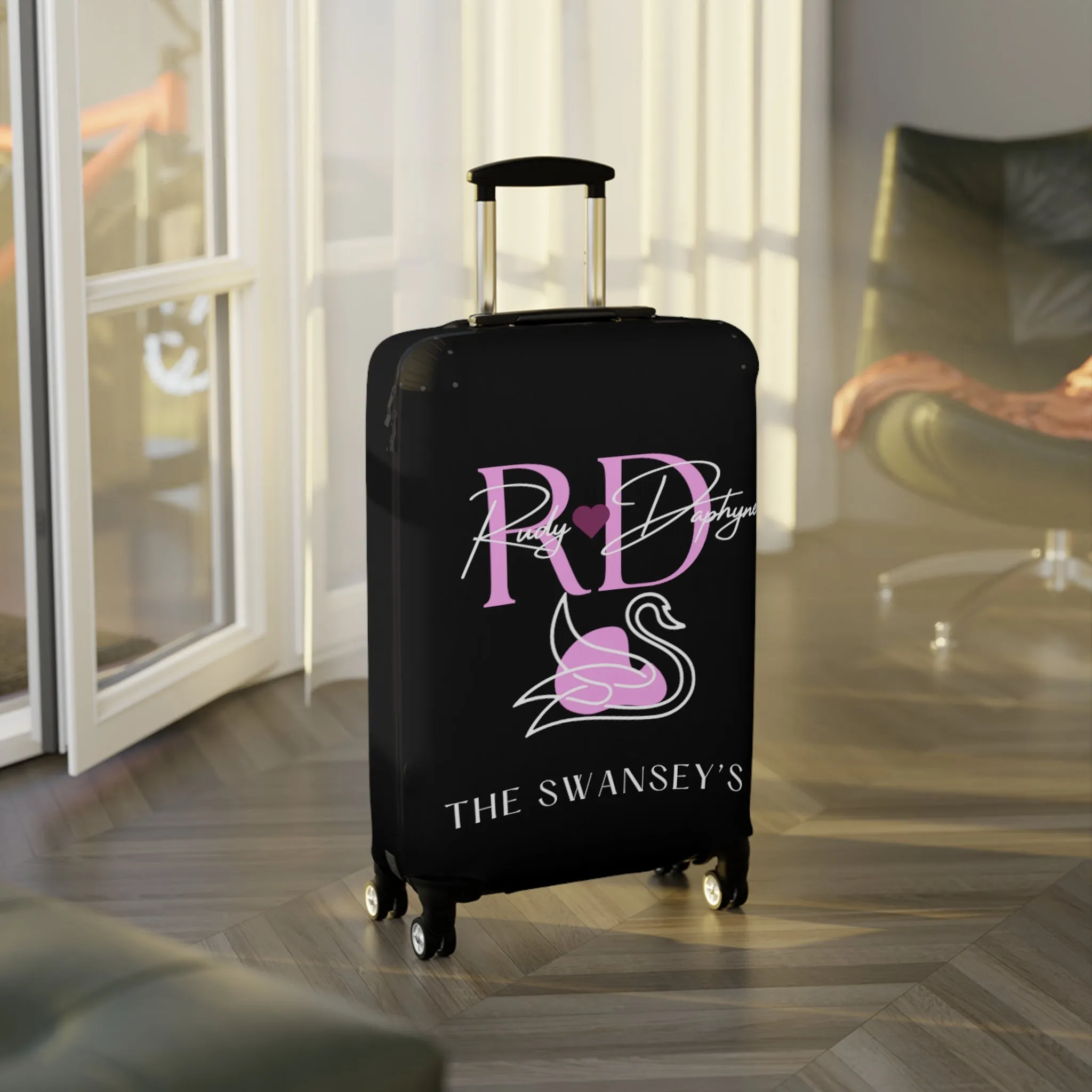 Rudy & Daphyne Custom Luggage Cover