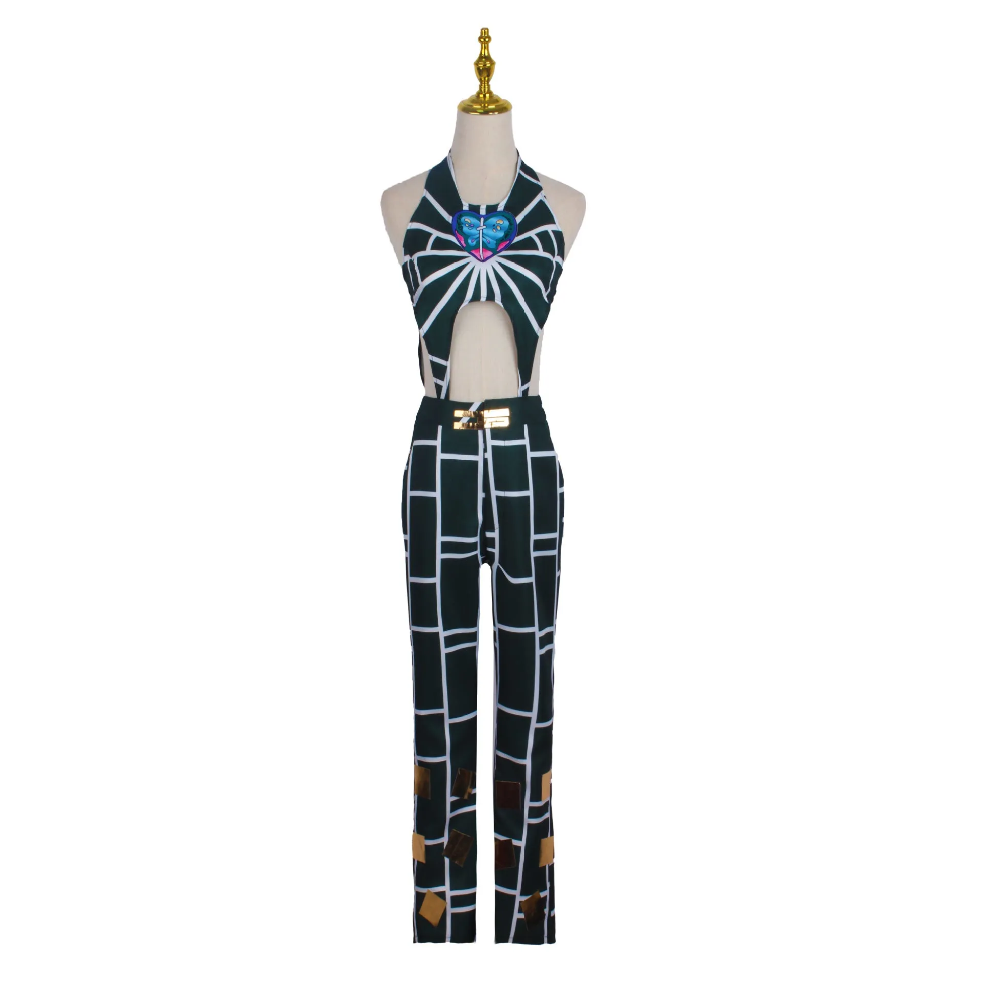Rulercosplay Anime JoJo's Bizarre Adventure Kujo Jolin Cosplay Costume