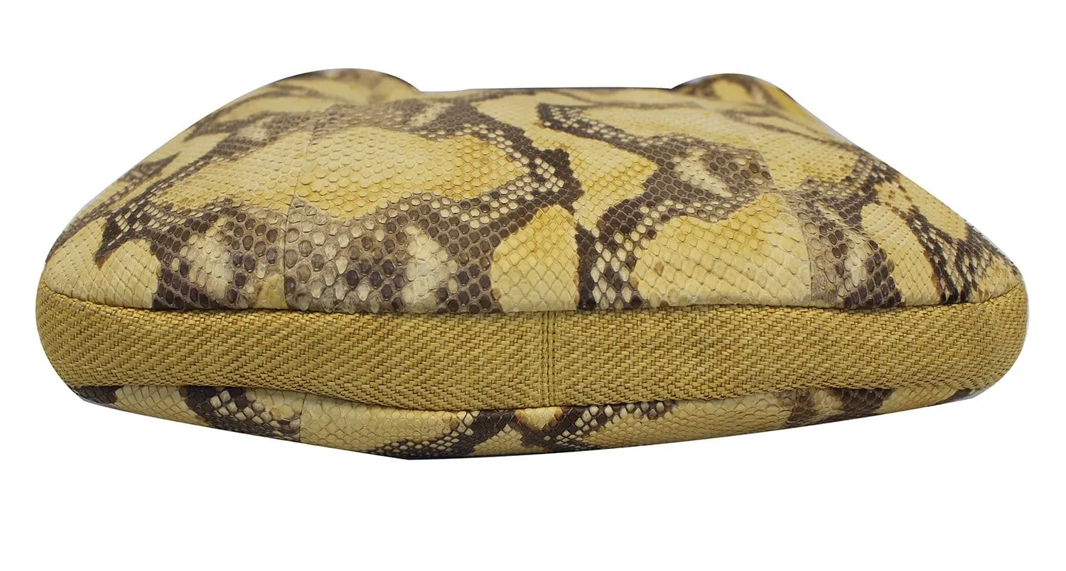 Salvatore Ferragamo kitty Python Leather Hobo Bag - Final Call