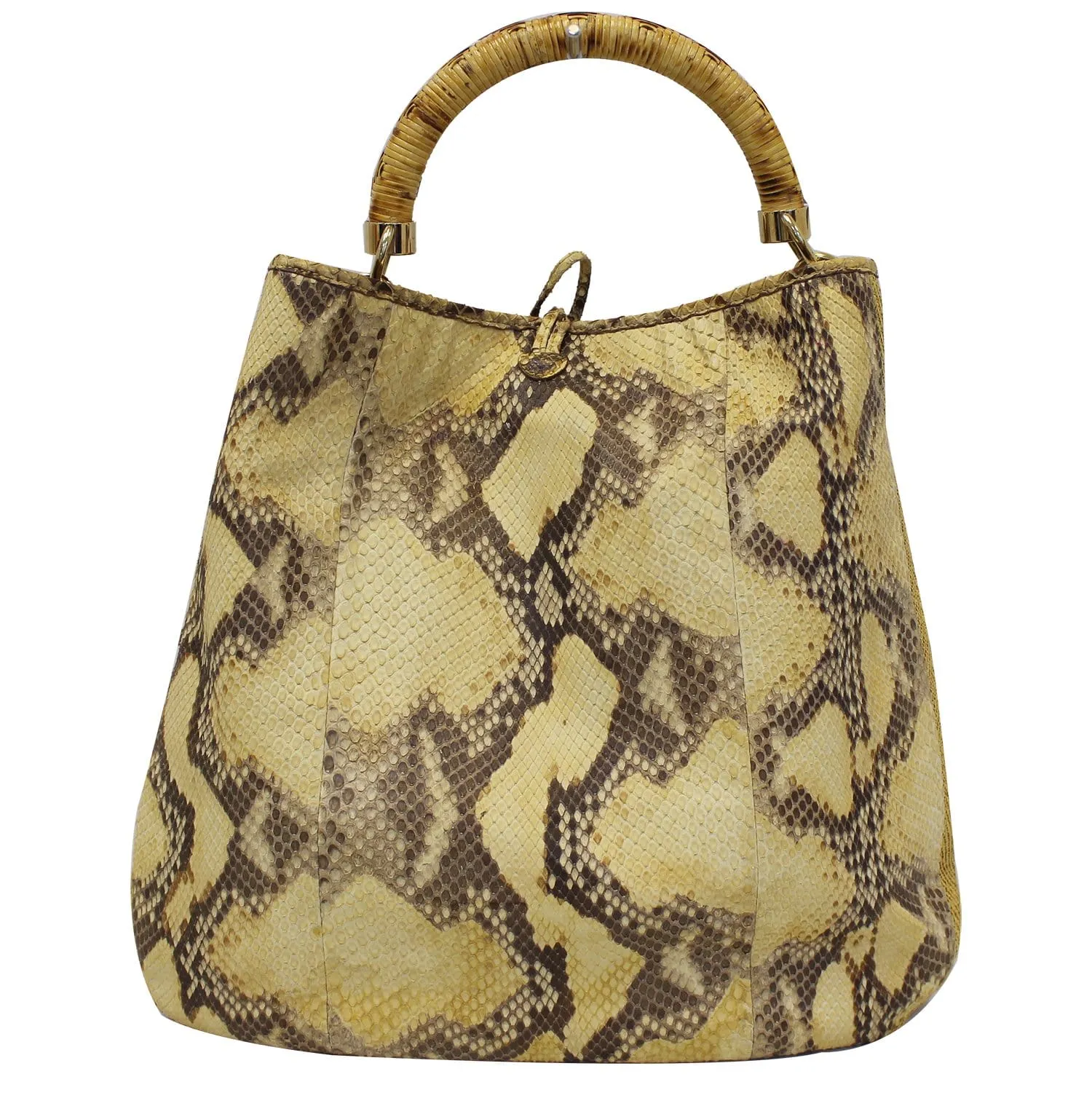 Salvatore Ferragamo kitty Python Leather Hobo Bag - Final Call