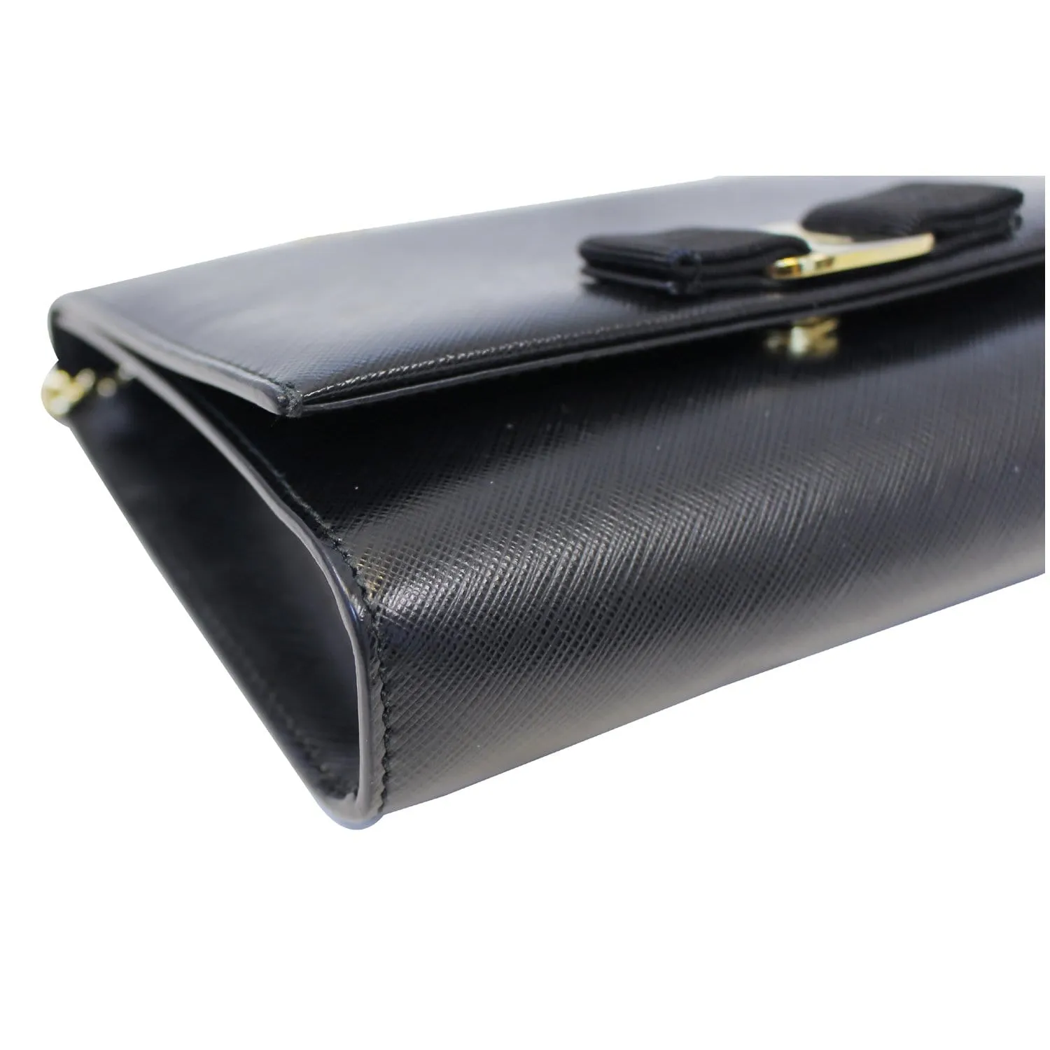 SALVATORE FERRAGAMO Miss Vara Bow Leather Crossbody Bag