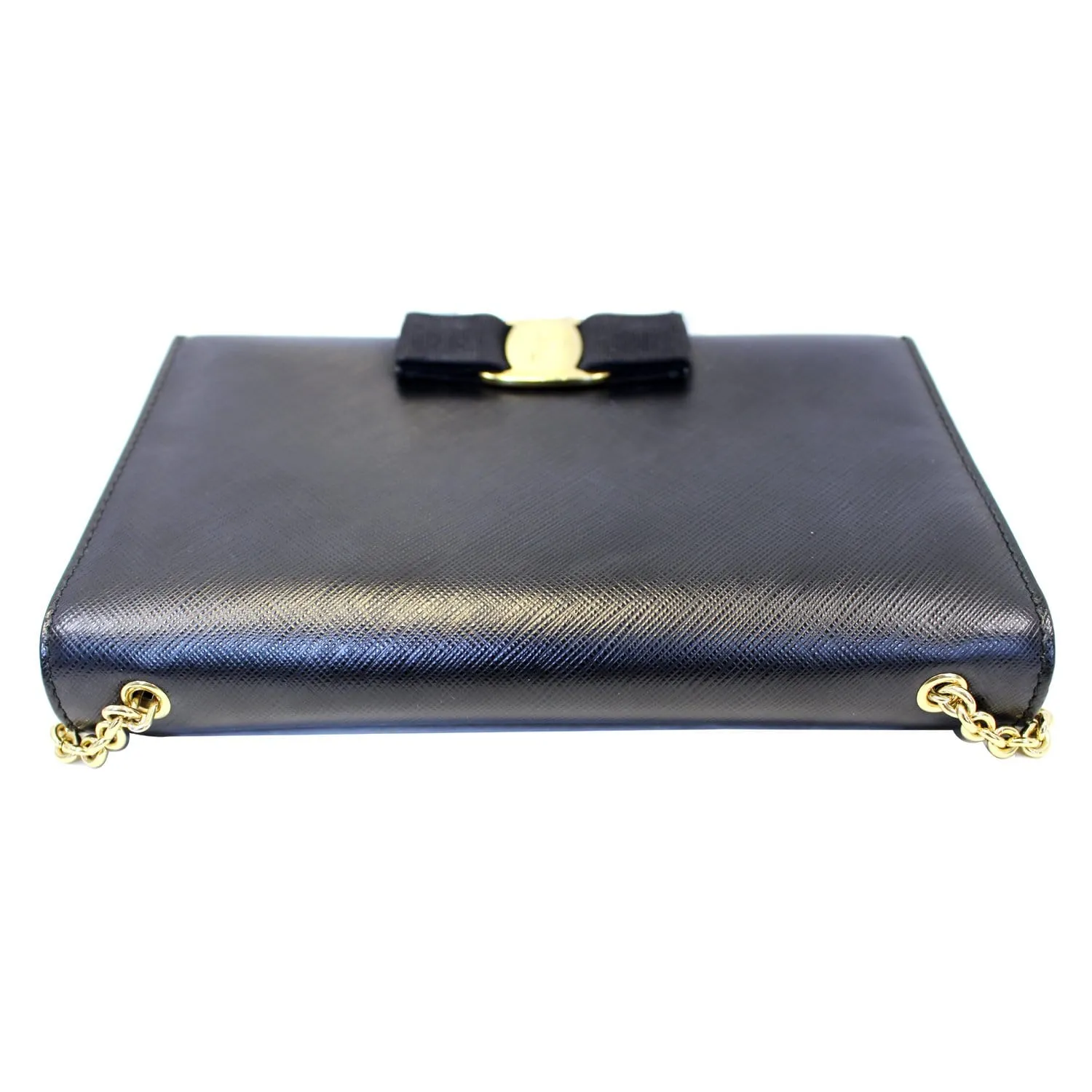 SALVATORE FERRAGAMO Miss Vara Bow Leather Crossbody Bag