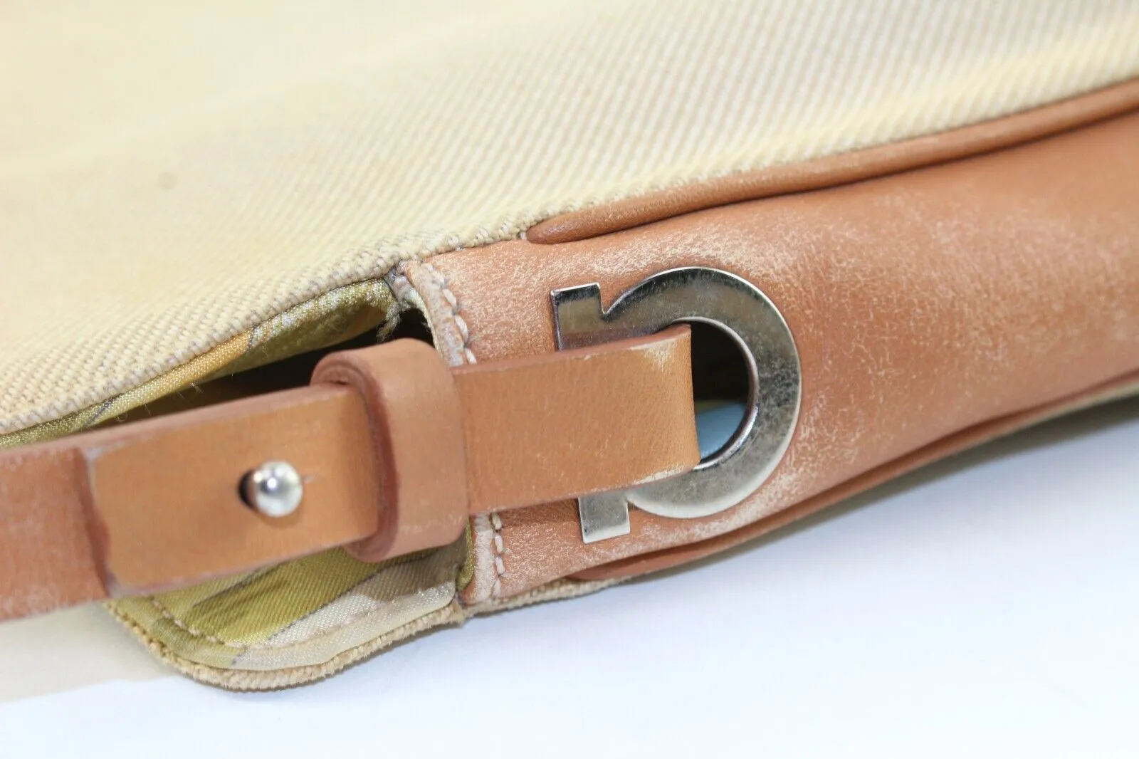 SALVATORE FERRAGAMO Two-Tone Hobo 3SF1222K