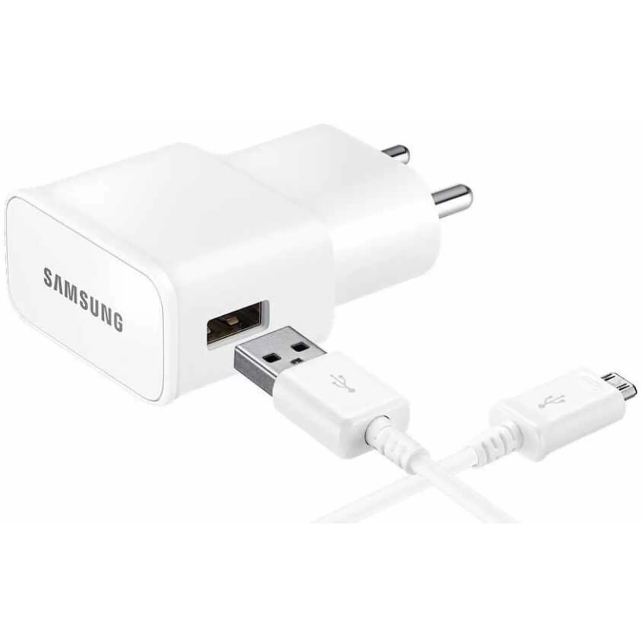 Samsung Travel Adapter, Original with Micro-USB, White