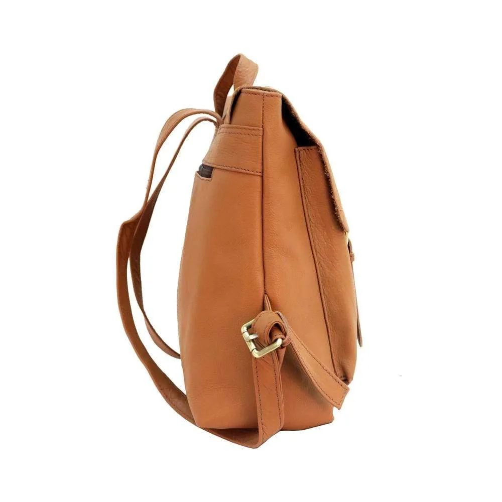 Scarlet Leather Backpack