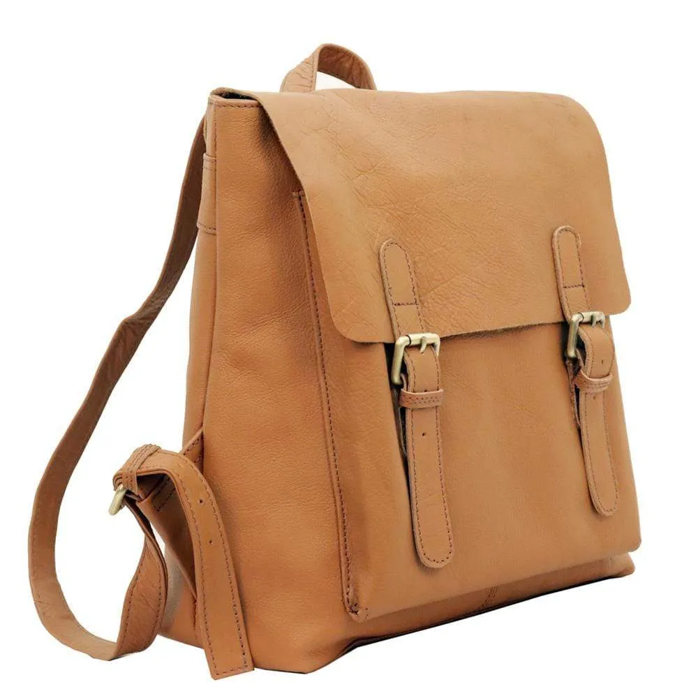 Scarlet Leather Backpack