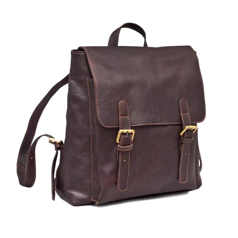 Scarlet Leather Backpack