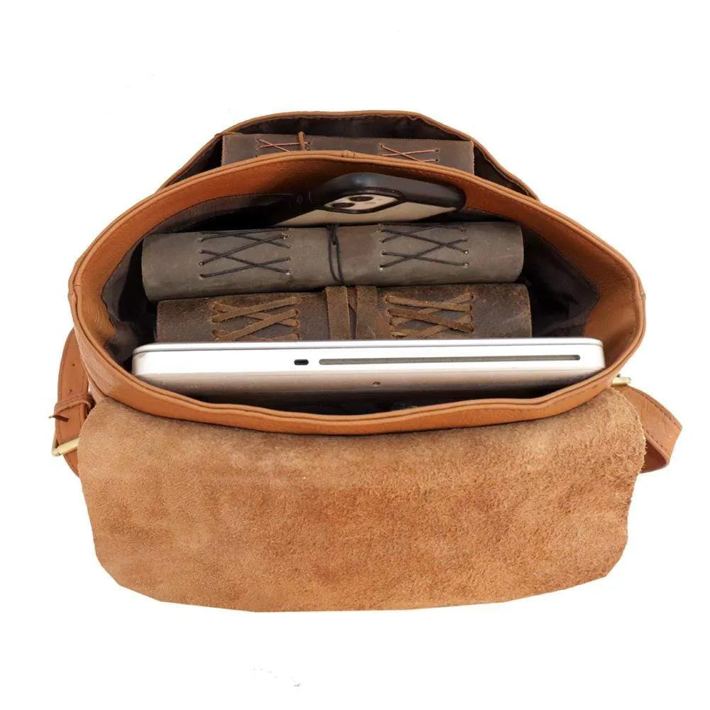 Scarlet Leather Backpack