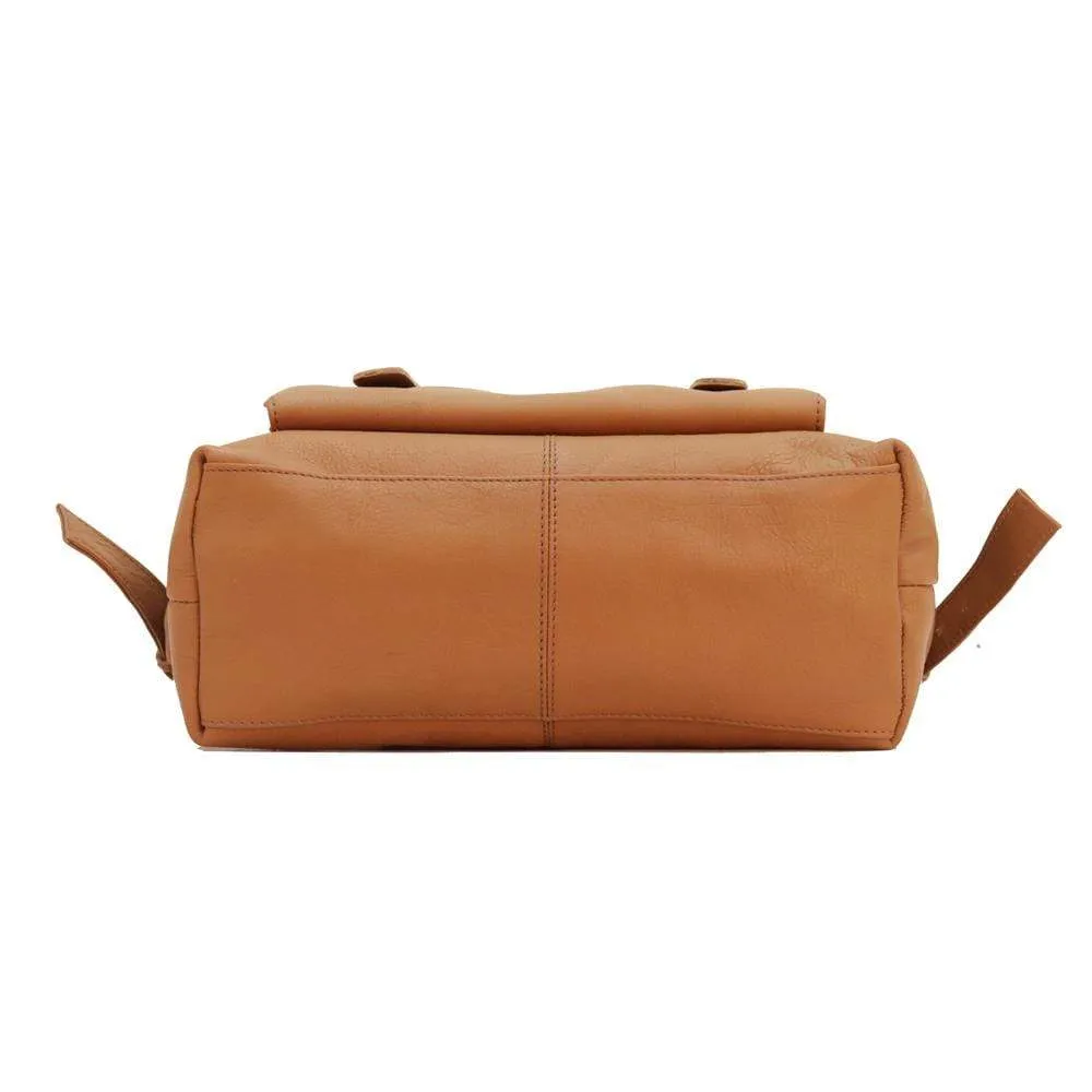 Scarlet Leather Backpack