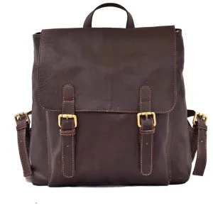 Scarlet Leather Backpack