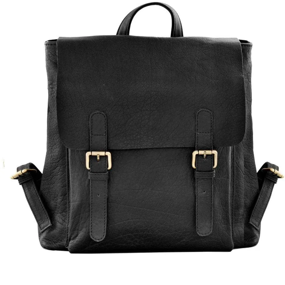 Scarlet Leather Backpack