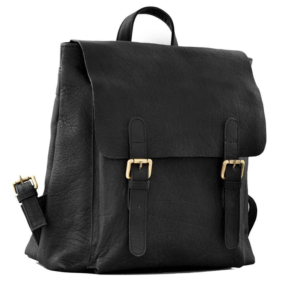Scarlet Leather Backpack