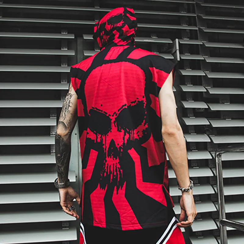 SHANTOU SLEEVELESS HOODED TEE
